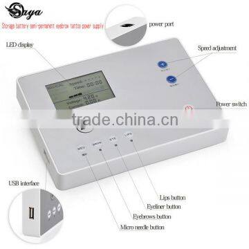 New Professional Storage Battery Semi Permanent Makeup Power Supply