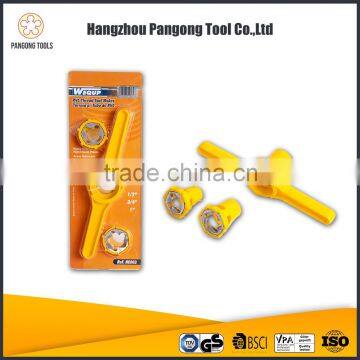 High quality 6pc PVC tool threading pipe or tube pipe thread maker NPT die set