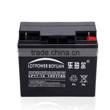 CE ROHS 12v 17ah Battery Rechargeable Emergency Light Batteries photo-2