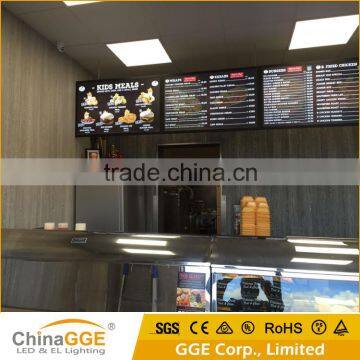 Ultrathin Snap/Click Open Frame Wall Mounted LED Illuminated Restaurant Menu Board Advertising Light Box LED Light Frame