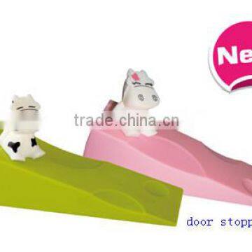 colour silica gel cute cow door stopper