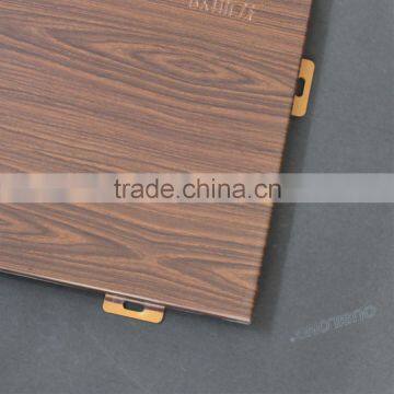 Wood Grain Surface Aluminum Decorative Ceiling Curtain Panel Aluminum Solid Wall Panel photo-4