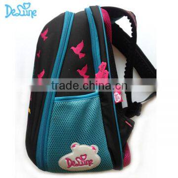 Top Quality Kids Beautiful Bird School Backpack Bags for Girls photo-3