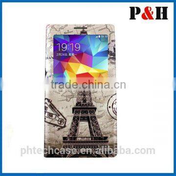 Lovely Sweet Heart Color Drawing Printing Leather Case for Samsung Galaxy S5 photo-4
