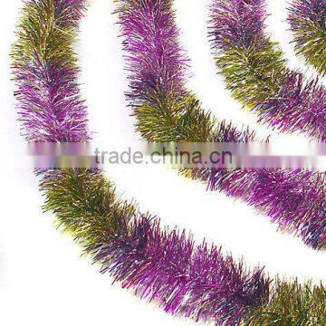 tinsel garland christmas decorations