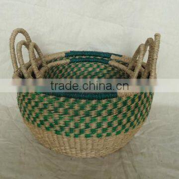 Seagrass Basket For Storage and Home Decoration