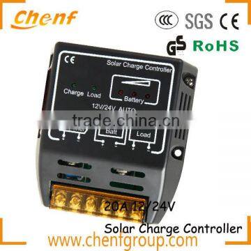 High Quality CMP12 PWM Solar Charger Controller 12/24V 20A