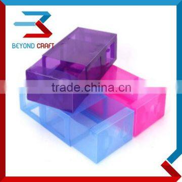 stackable clear shoe box foldable shoe box with dividers