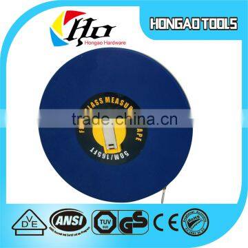 50m 165ft ABS case Machinist Tape Measure with high qulity fiberglass measure tape