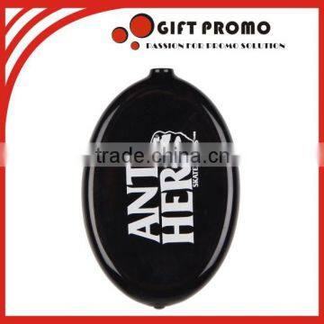 Custom Logo Rubber Vinyl Coin Pouch