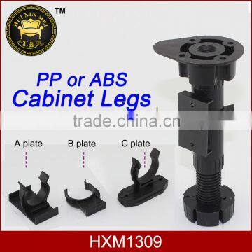 chinese kitchen height adjustable plastic cabinet legs HXM1309