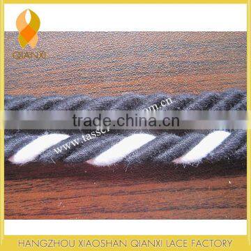 8MM BLACK COTTON ROPE, COTTON CORD
