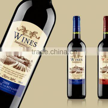 750ml Dark Green Red Wine Glass Bottle With Cork