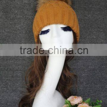 Ladies' Casual Winter Genuine Fur Hat/women winter fur hat/aniaml fur hat