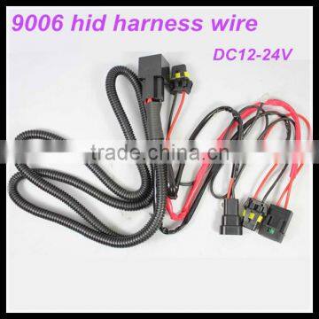 Xenon HID Lamp Light Connector hb4 9006 35W Wiring Harness Cable for universal cars 9006 hid harness wire