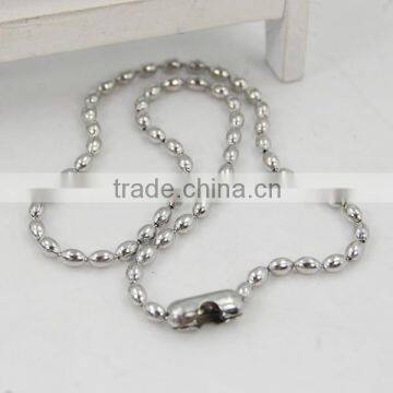 Stainless Steel 304 Ball Chain Hardware Fashion Jewelry Chain for Handbags Link or Decoration