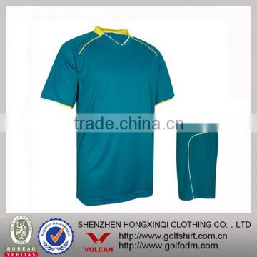 Turquoise cooljade foobball suit chinese supplier