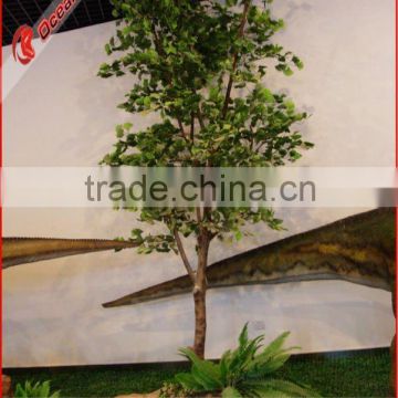 Fiberglass life size animated trees for decoration