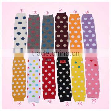 New arrival Knitted cute dot Leg Warmer for kids wholesale