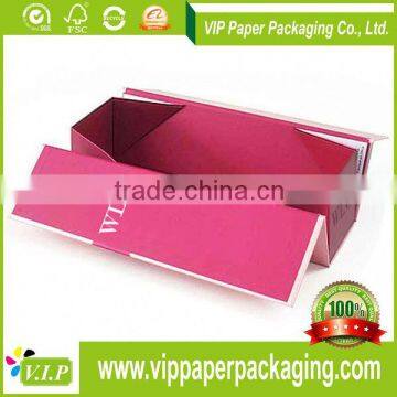 magnetic folding box with ribbon