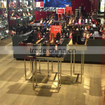 Stainless steel PVD yellow gold plated shoes counter                        
                                                Quality Choice