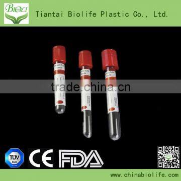 Disposable PET vacuum blood collection tubes