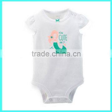 New arrival high quality baby bodysuits,baby clothing bodysuit 100% cotton infant bodysuit