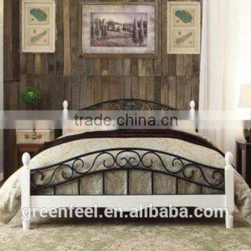 Contracted European style iron bed furniture for sale