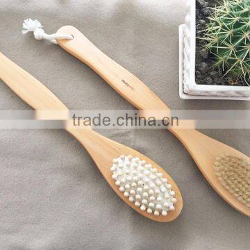 Double Side Bath Brush With Massager Beads