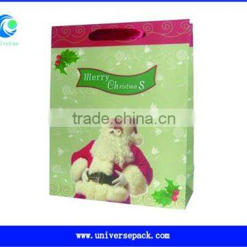 Christmas Gift Paper Bag Customized Tote Bags Wholesale Made For Packing Use