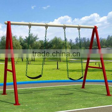 quality 2 seats swing sets, outdoor playground swing