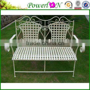 Popular Selling Folding Antique White Metal Garden Chair