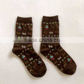 Adult Unisex Midcalf Jacquard High Quality Casual Sock photo-2