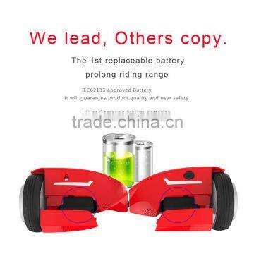 UL2272 APPROVED2 Wheel Hoverboard LED Two Wheel Electric Self Balance Scooter Hoverboard With Samsung Battery photo-3