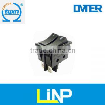 R-210-DF-HN-BB twin rocker switch