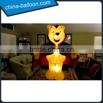 popular inflatable cartoon bear model,led inflatable lovely bear model,America style