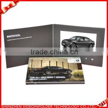 special promotion gift video brochure konda / special medical promotional gifts video greeting card 4.3inch