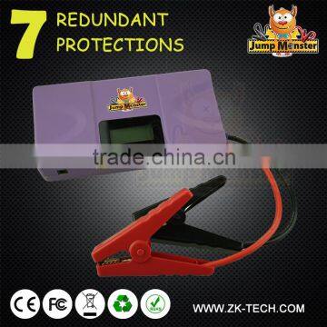 Car emergency battery 12000mAh mini jump starter 12V car jump starter