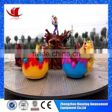 Amusement toy carnivel commercial rides bear infested coffee cup rides for kids