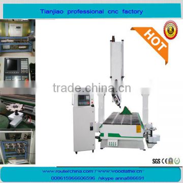 hot sale 4 axis swing head cnc router machine to make figure,sculpture,mould