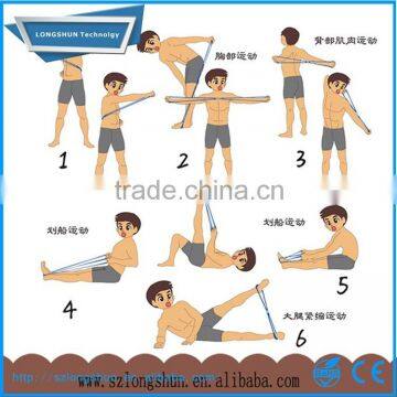 Light and Portable Elastic Gym Exercise Pull Cord String Puller photo-2