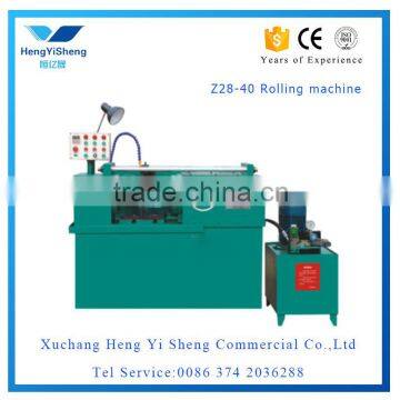 High efficiency rebar thread rolling machine