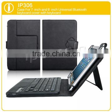 2014 fashion protective universal bluetooth keyboar case for all 7 to 8 inch tablet with keyboard