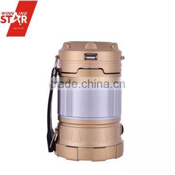 6 LED Outdoor ABS Portable Handing Retractable Solar LED Lantern Solar Lantern