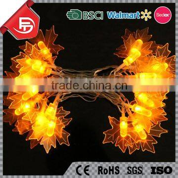 TZFEITIAN IP44 transformer warm white maple leaf string light