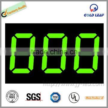 3.5 digit led display green 3 digit 7 segment led display