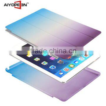 Manufactory Fabrication New Arrival PU Smart Cover Case Gradient Clour Styles Tablet Smart Case for Mini1/2/3 photo-4
