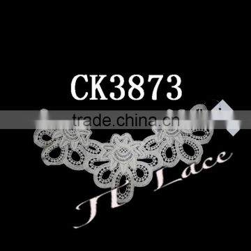 Garment accessories embroidered cotton lace trim yard CK3873