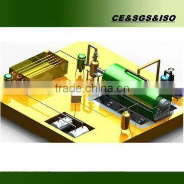More Safe Pyrolysis Waste Plastic Recycling Machine for Crude Oil