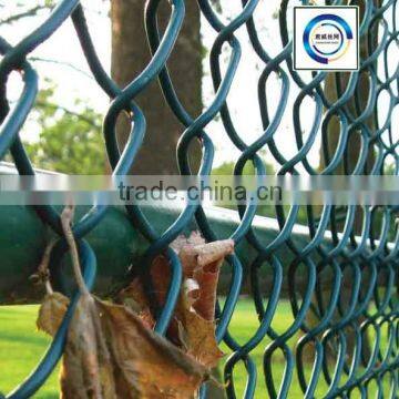 discount !!! pvc coated chain link fence used for airport fence railway fence